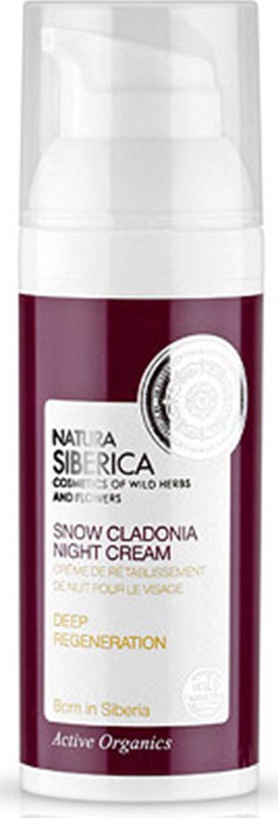 Natura Siberica Snow Cladonia Night Cream, Regenerating