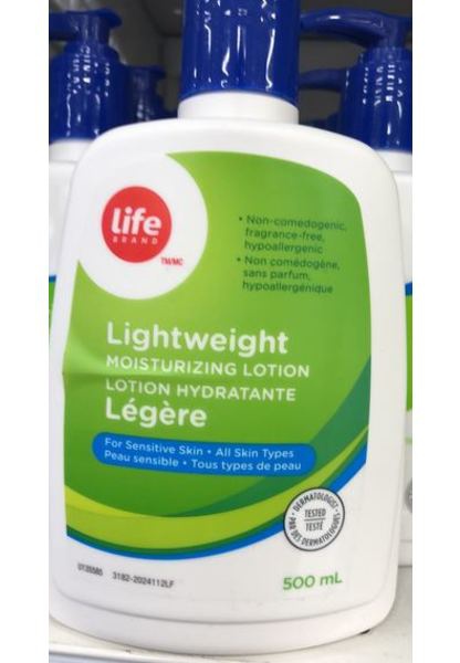 Life Brand Lightweight Moisturizing Lotion