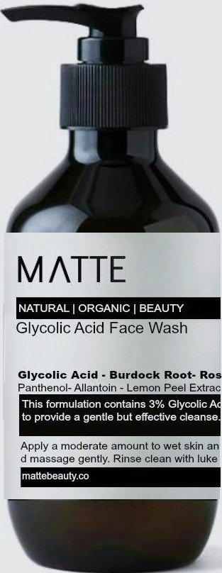 Matte Glycolic Acid Face Wash