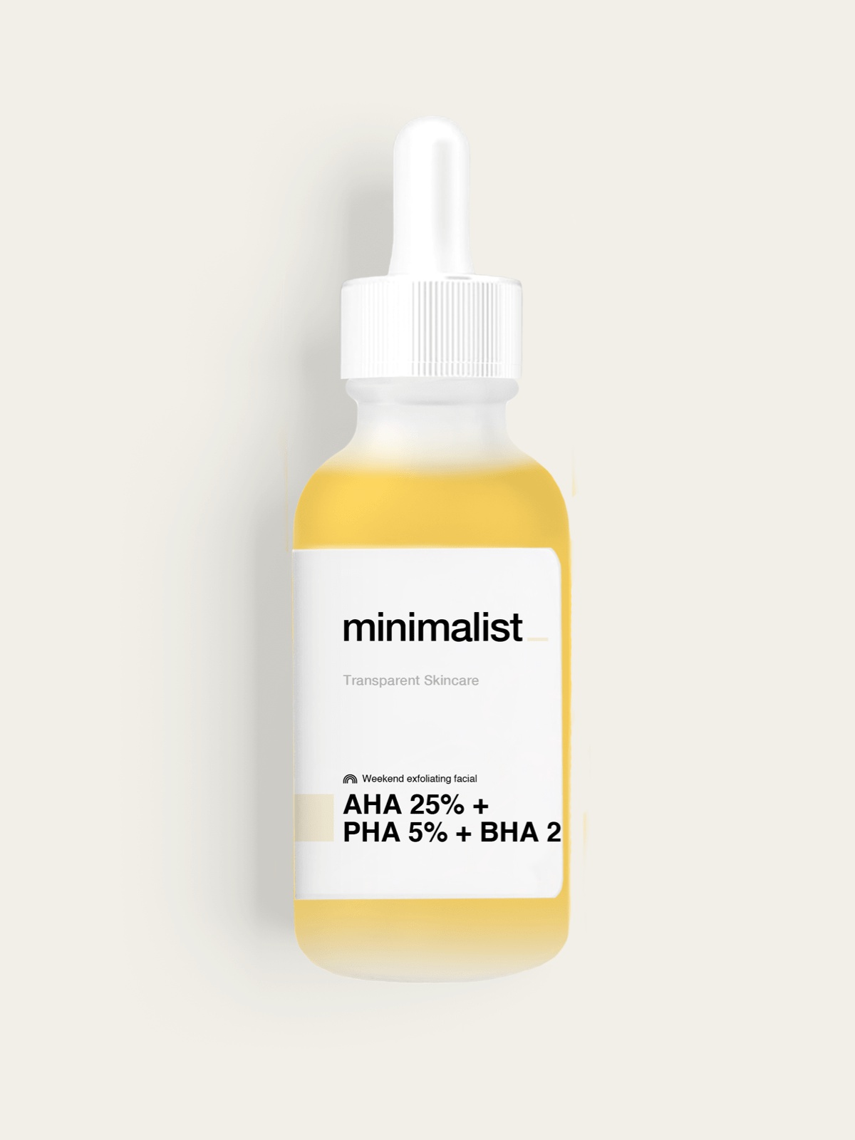 minimalist Aha 25% + Pha 5% + Bha 2%