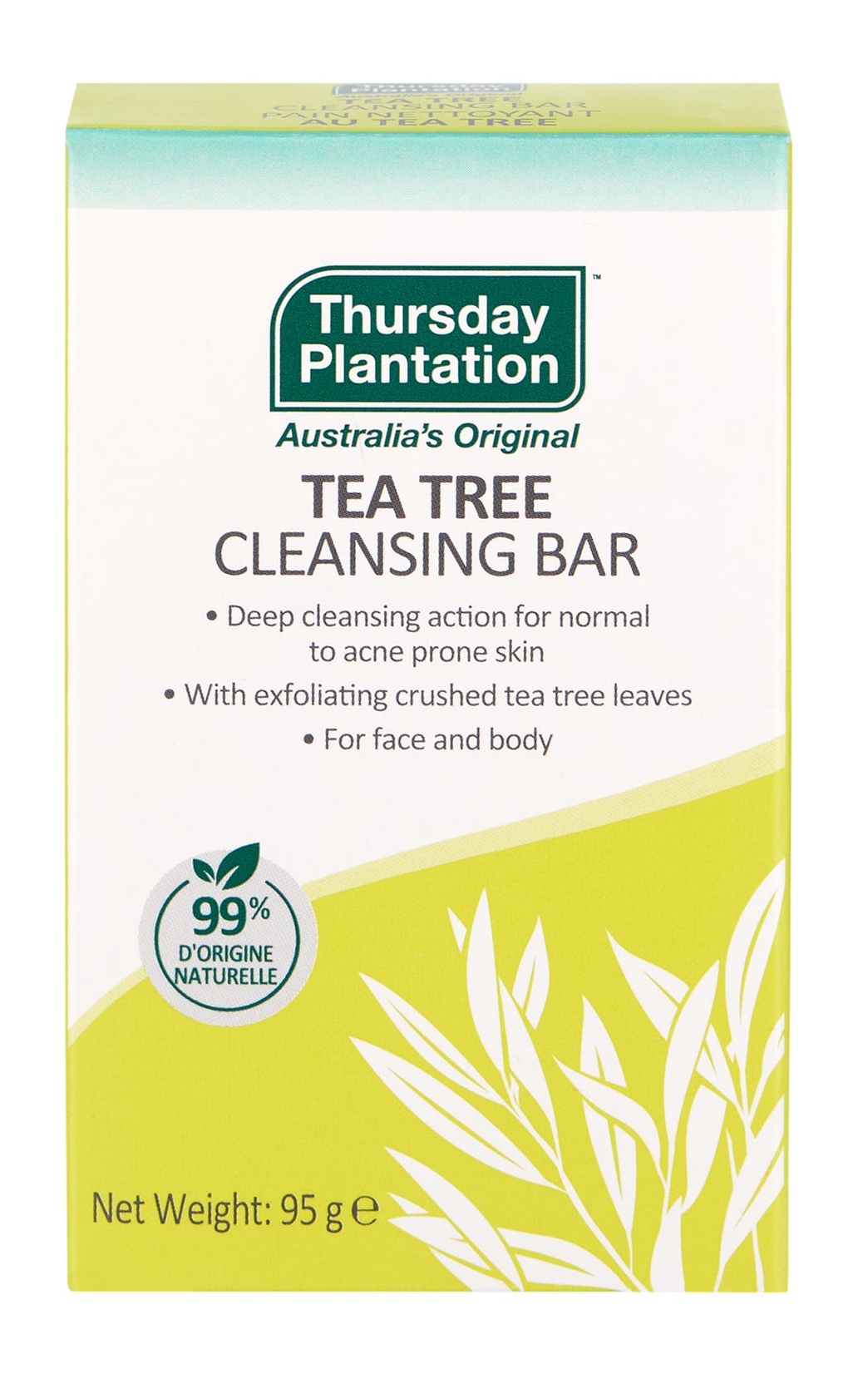 Thursday Plantation Tea Tree Cleansing Acne Bar For Face & Body
