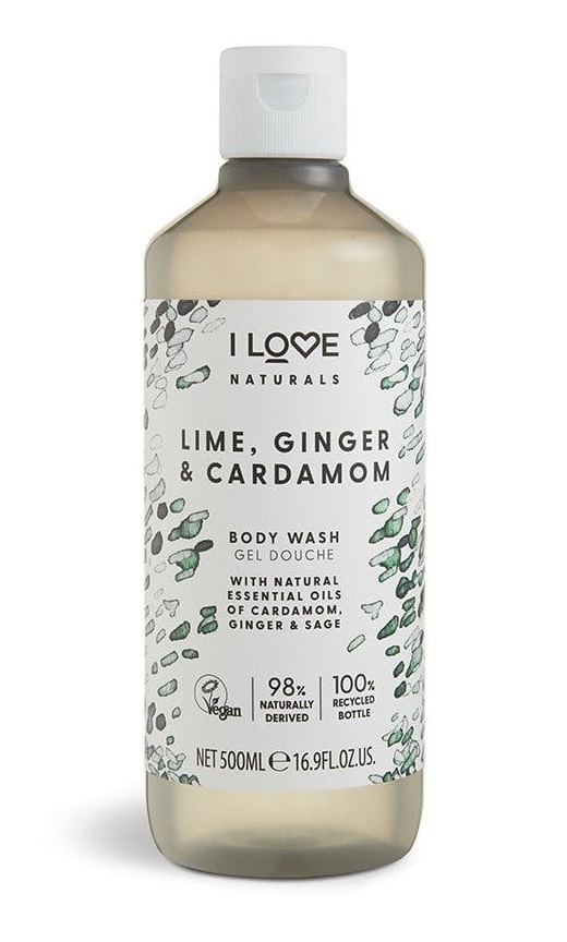 I Love Naturals Body Wash Lime, Ginger & Cardamon