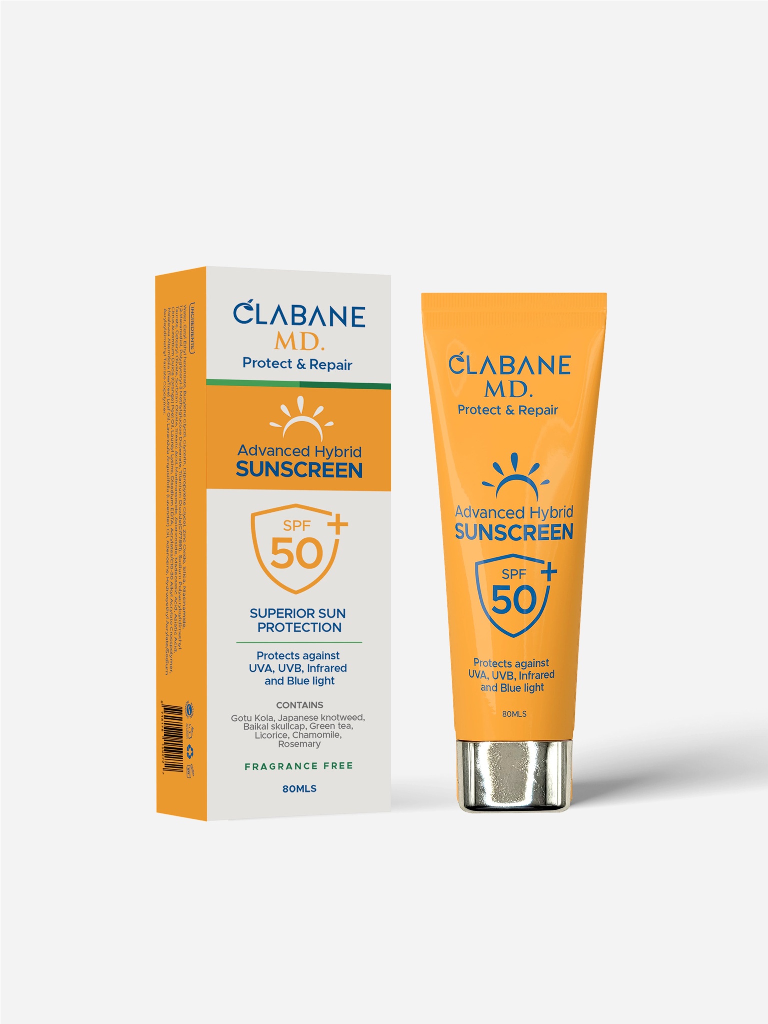 Clabane Skin Care Protect & Repair Advanced Hybrid Sunscreen SPF-50