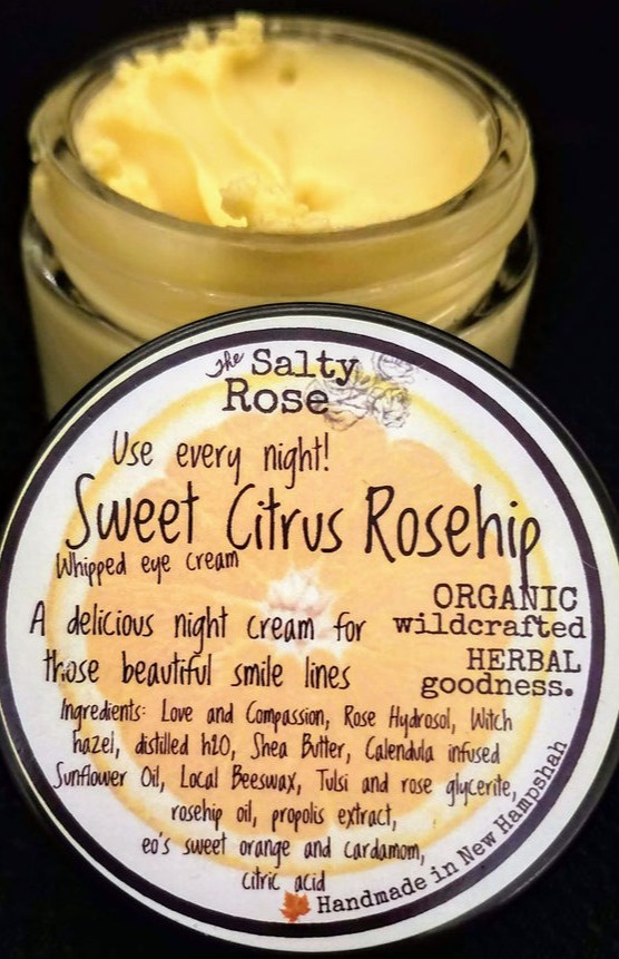 The Salty Rose Sweet Citrus Rosehip Whipped Eyecream