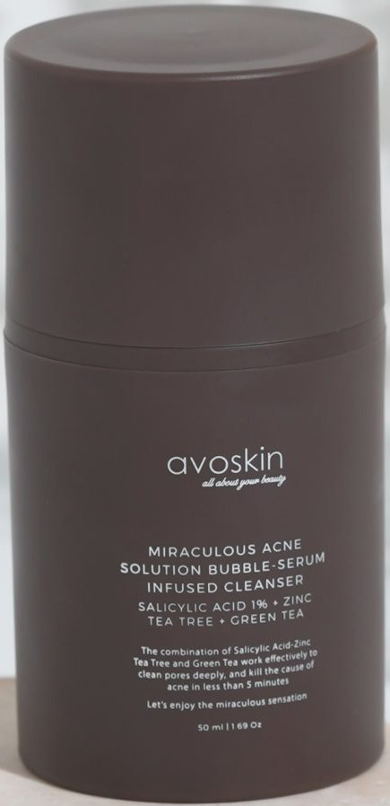Avoskin Miraculous Acne Solution Bubble-Serum Infused Cleanser