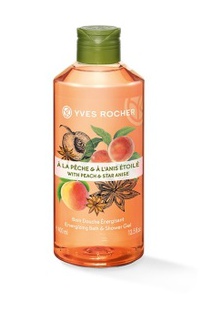 Yves Rocher Energizing Peach Star Anise Shower Gel