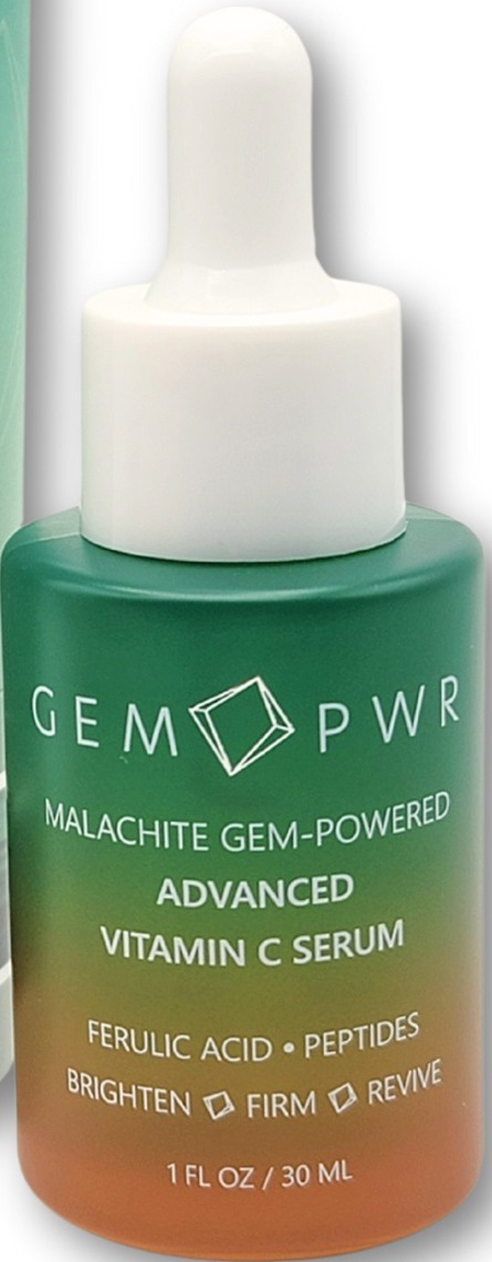 GEM PWR Advanced Vitamin C Serum With Malachite Gemstone Extract