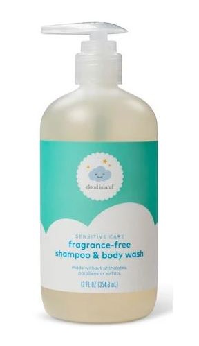 Cloud Island Fragrance Free Baby Wash & Shampoo