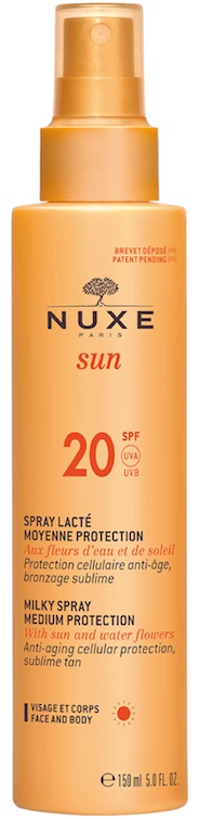 Nuxe Sun Milky Spray Face And Body SPF 20