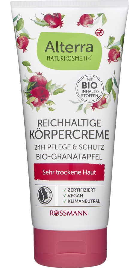 Alterra Reichhaltige Körpercreme Bio-Granatapfel