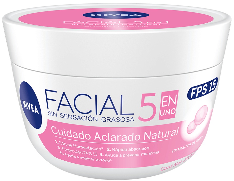 Nivea Facial 5 En 1 Aclarado Natural Crema Facial
