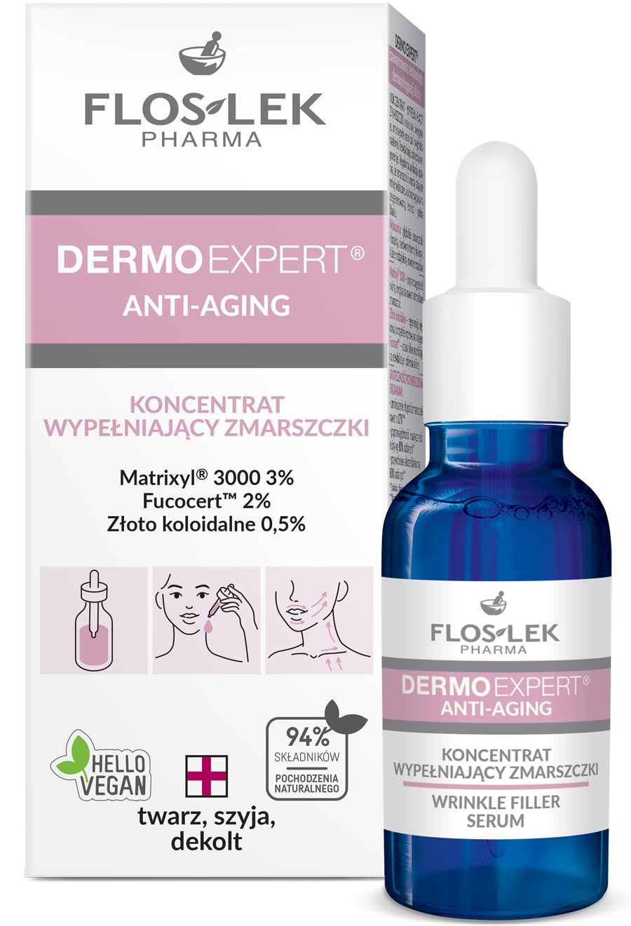 Floslek Dermo Expert Anti-Aging Wrinkle Filler Serum ingredients ...