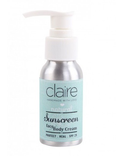 Claire Organics Sunscreen Face/Body Cream