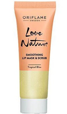 Oriflame Love Nature Smoothing Lip Mask & Scrub Tropical Bliss