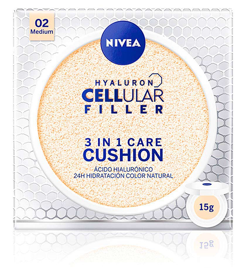 Nivea Hyaluron Cellular Filler Foundation 3-In-1 Care Cushion Spf15