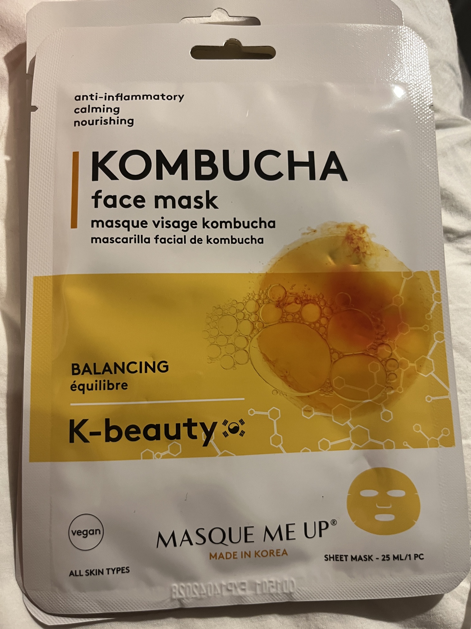 Masque Me Up Kombucha Face Mask