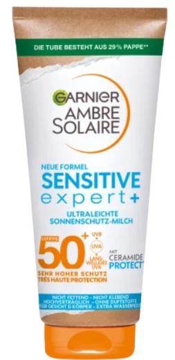 Garnier Ambre Solaire Sonnenmilch Sensitive Expert+ Lsf 50+