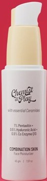 Chemist at Play Face Moisturizer For Combination Skin (1% Pentavitin + 0.5% Hyaluronic Acid + 0.5% Co Enzyme Q10)