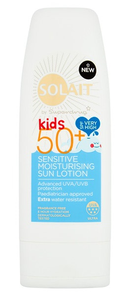 Solait Kids 50+ Sensitive Moisturising Sun Lotion
