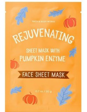 Bath & Body Works Rejuvenating Sheet Mask With Pumpkin Enzyme