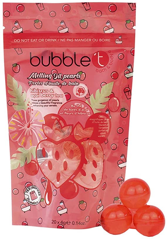bubble t Summer Fruits Tea Melting Oil Bath Pearls