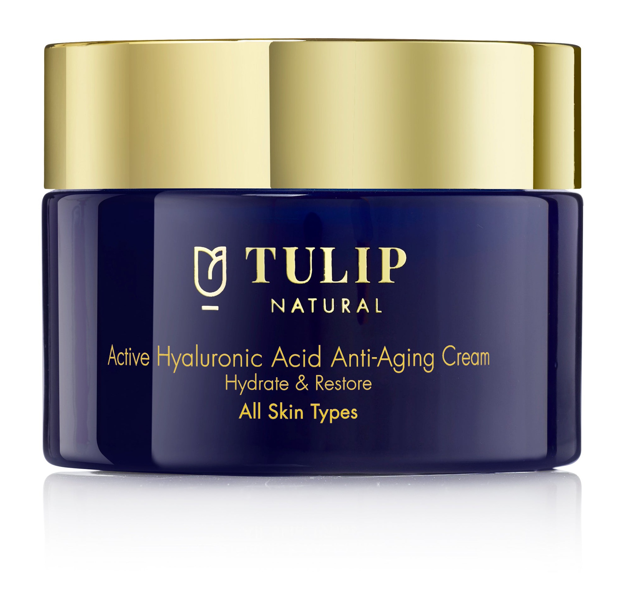 Tulip Natural Active Hyaluronic Acid Anti- Aging Cream