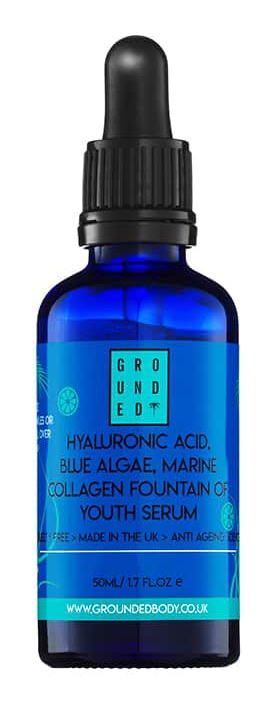 Grounded Hyaluronic Acid, Blue Algae, Marine Collagen Fountain Of Youth Serum