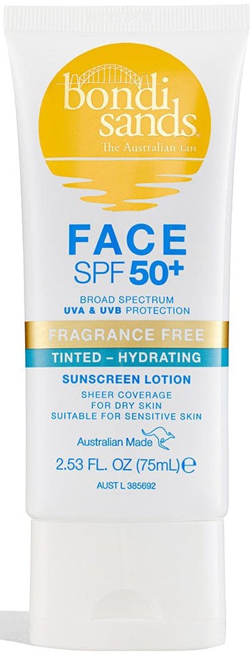 Bondi Sands SPF 50+ Fragrance Free Hydrating Tinted Face Lotion
