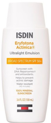 ISDIN Eryfotona Actinica Ultralight Emulsion Sunscreen Spf 50+