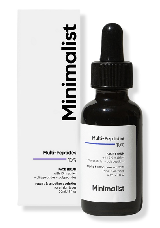 minimalist Multi Peptides 10% Anti Aging Face Serum, Reduces Fine Lines & Wrinkles