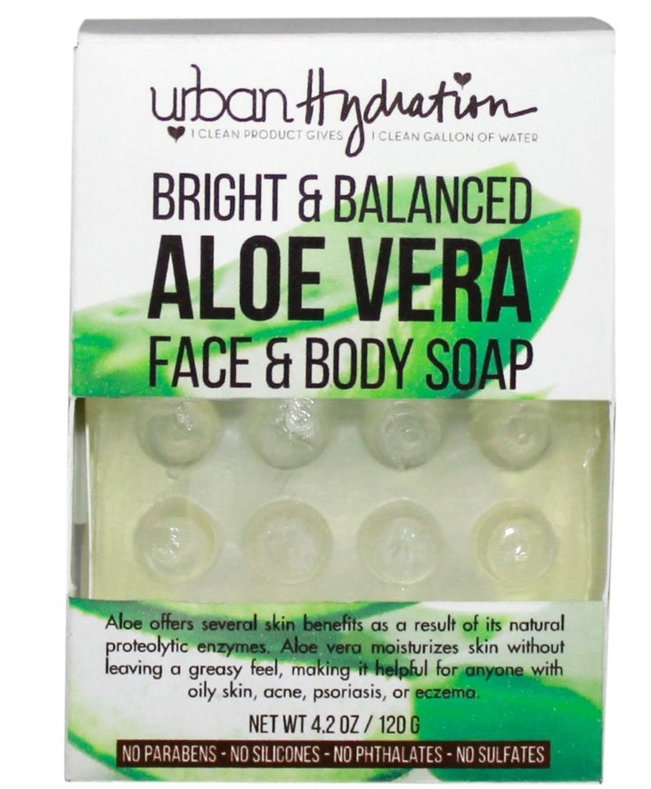Urban Hydration Aloe Vera Leaf Face & Body Bar Soap