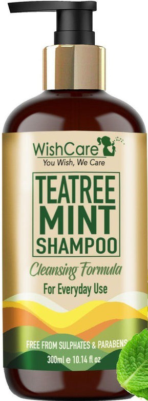 WishCare Teatree Mint Shampoo - Cleansing Formula