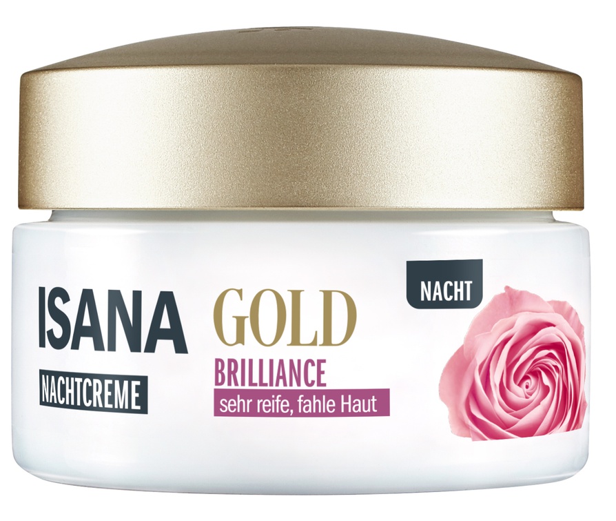 Isana Gold Brilliance Nachtcreme