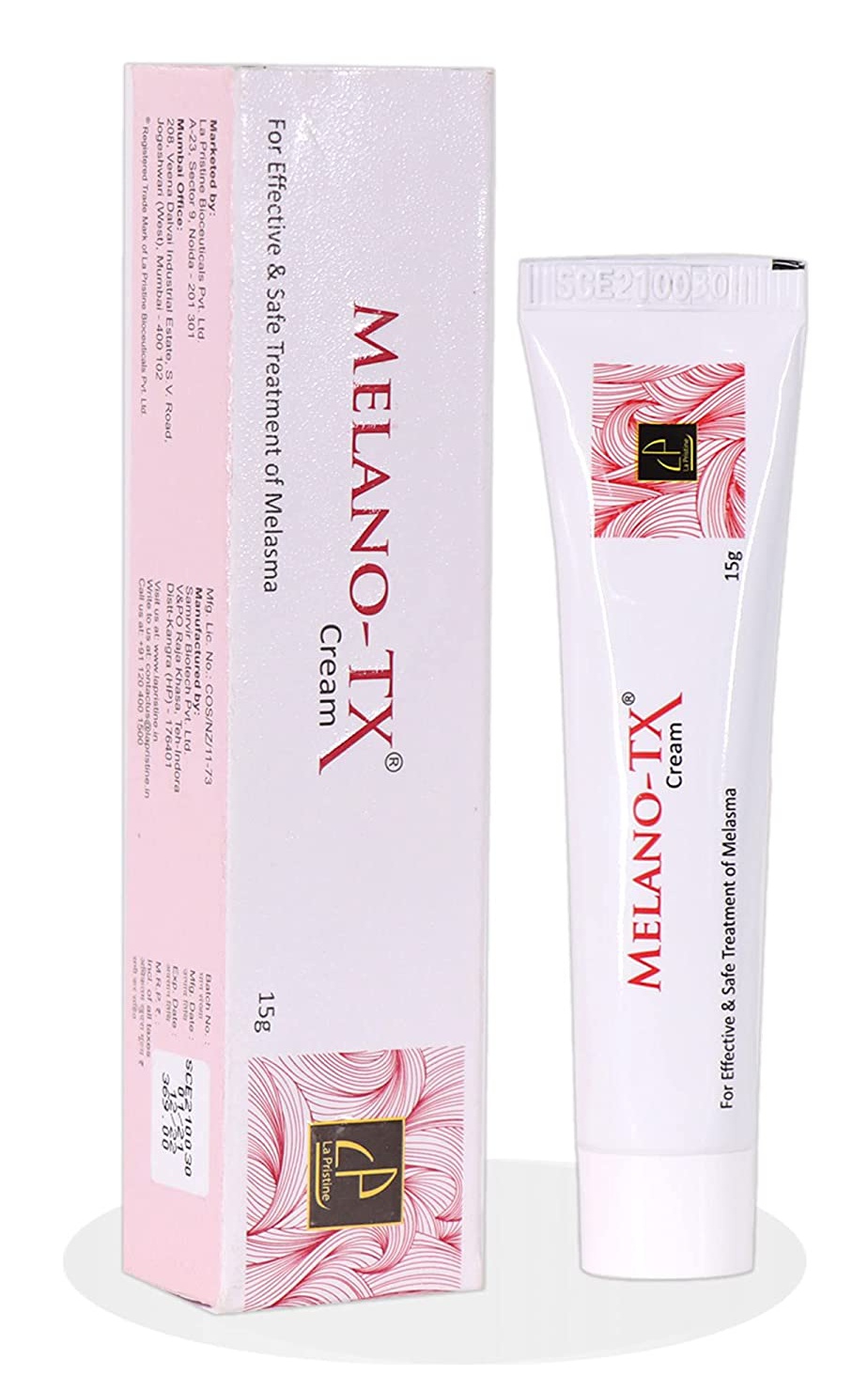 La pristine Melano-tx Tranexamic Acid 10% / Dipalmitate Kojic Acid 2% / Arbutin 1.5% Cream |