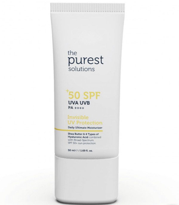 The Purest Solutions Invisible UV Protection Daily Ultimate Moisturizer +50SPF