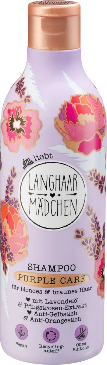 Langhaar Mädchen Shampoo Purple Care