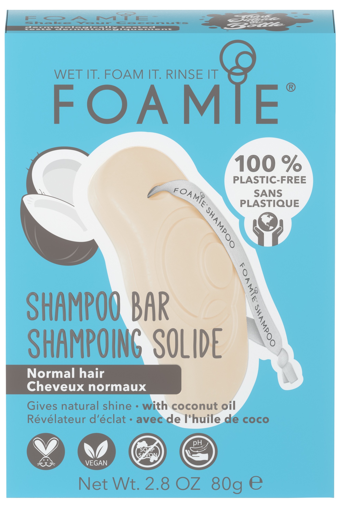 Foamie Shampoo Bar - Coconut For Normal Hair