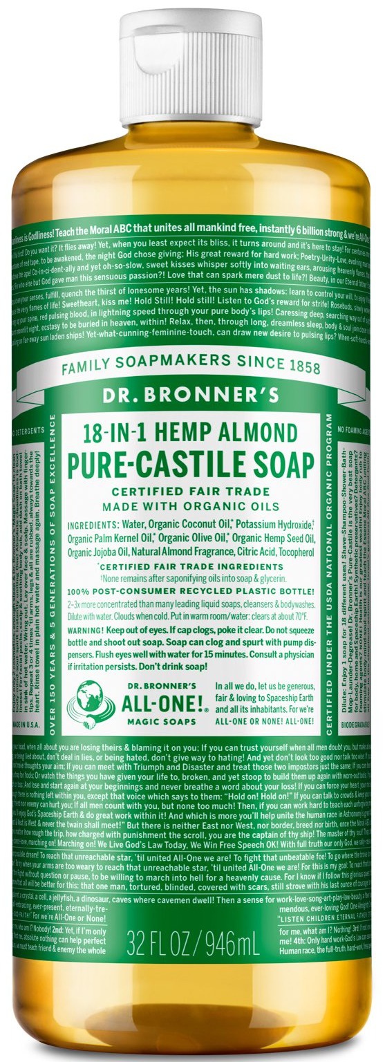 Dr. Bronner's Almond Liquid Soap