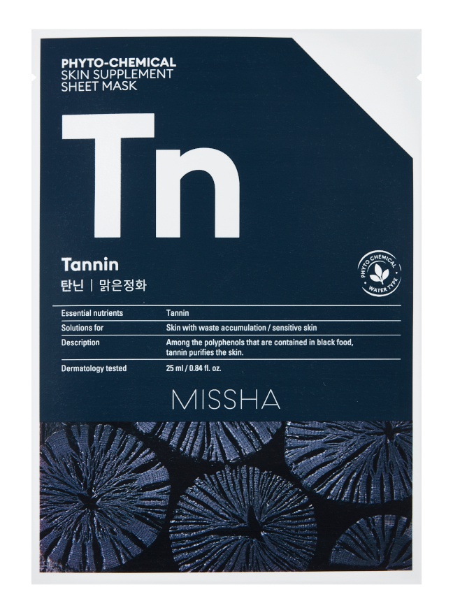 Missha Phyto-Chemical Skin Supplement Sheet Mask - Tannin