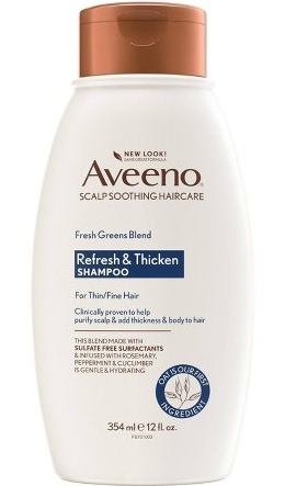 Aveeno Scalp Soothing Fresh Greens Blend Shampoo Clarifying & Volumizing Shampoo