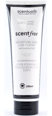 Scentuals Scent Free 100% Natural Hand & Body Lotion