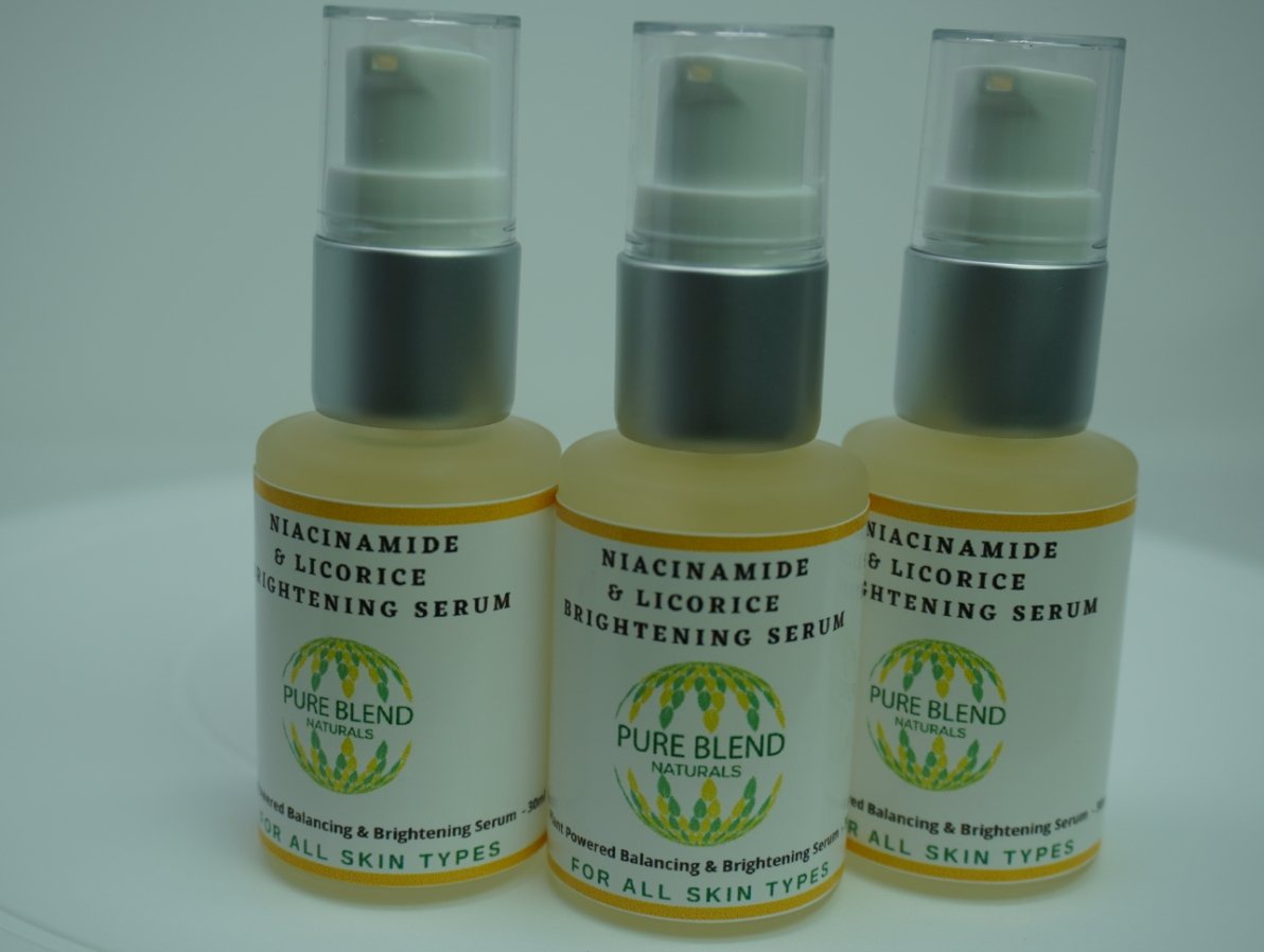 Pure Blend Naturals Niacinamide & Licorice Skin Brightening Serum