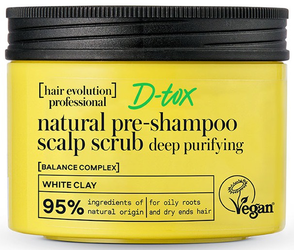 Natura Siberica Hair Evolution D-Tox Natural Pre-Shampoo Scalp Scrub