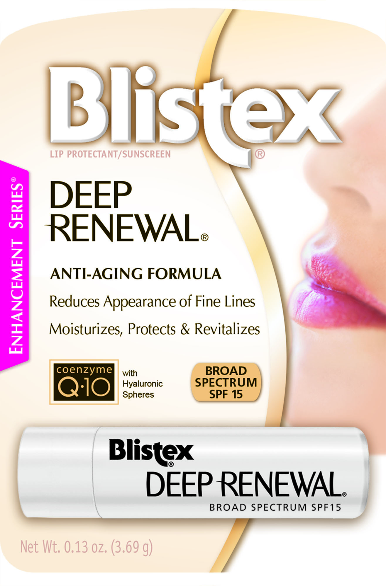 Blistex Deep Renewal Lip Balm, Anti-Aging Formula With Spf 15