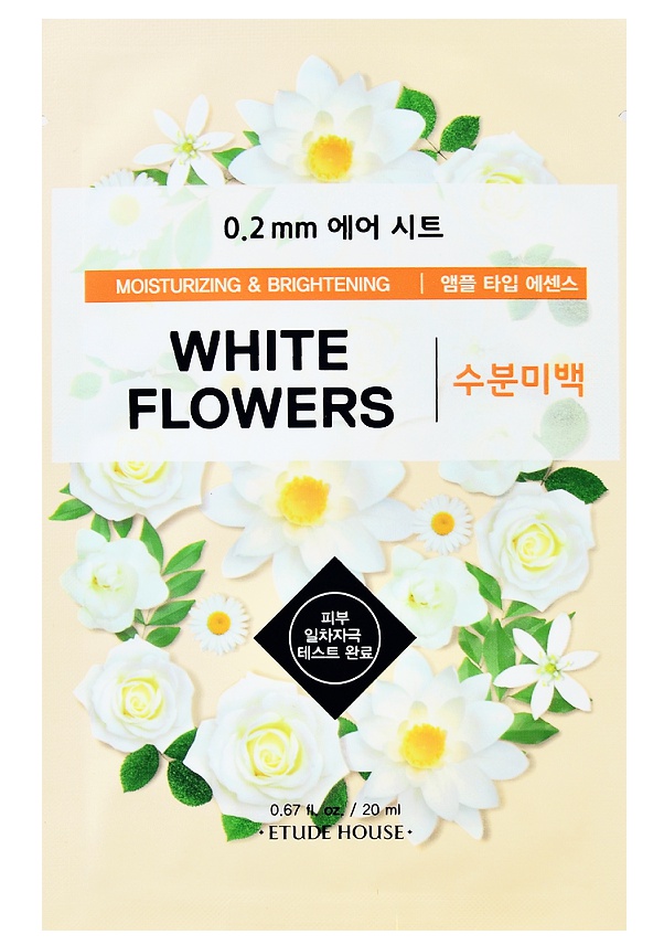 Etude House 0.2 Therapy Air Mask - White Flowers