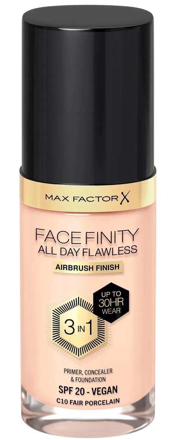 Max Factor Facefinity All Day Flawless 3 In 1 Vegan Foundation SPF 20