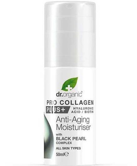 Dr Organic Pro Collagen Plus+ Anti-Aging Moisturiser With Black Pearl