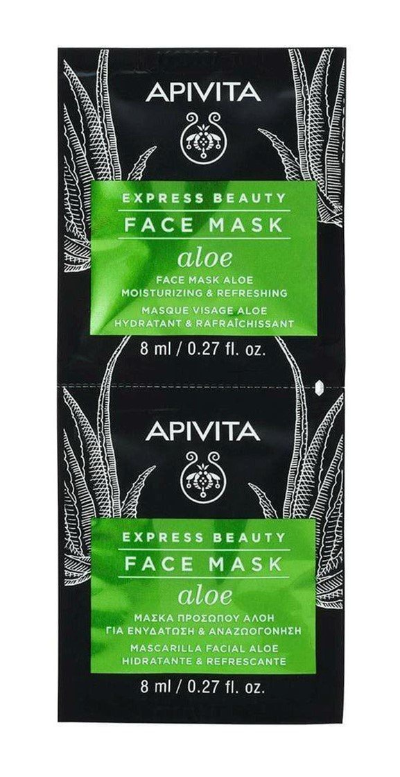 Apivita Express Beauty Face Mask Aloe Hydrate Refrescante