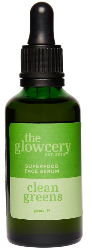 The Glowcery Clean Greens Superfood Serum Facial Oil