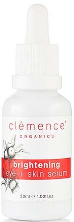 Clemence Organics Brightening Eye + Skin Serum